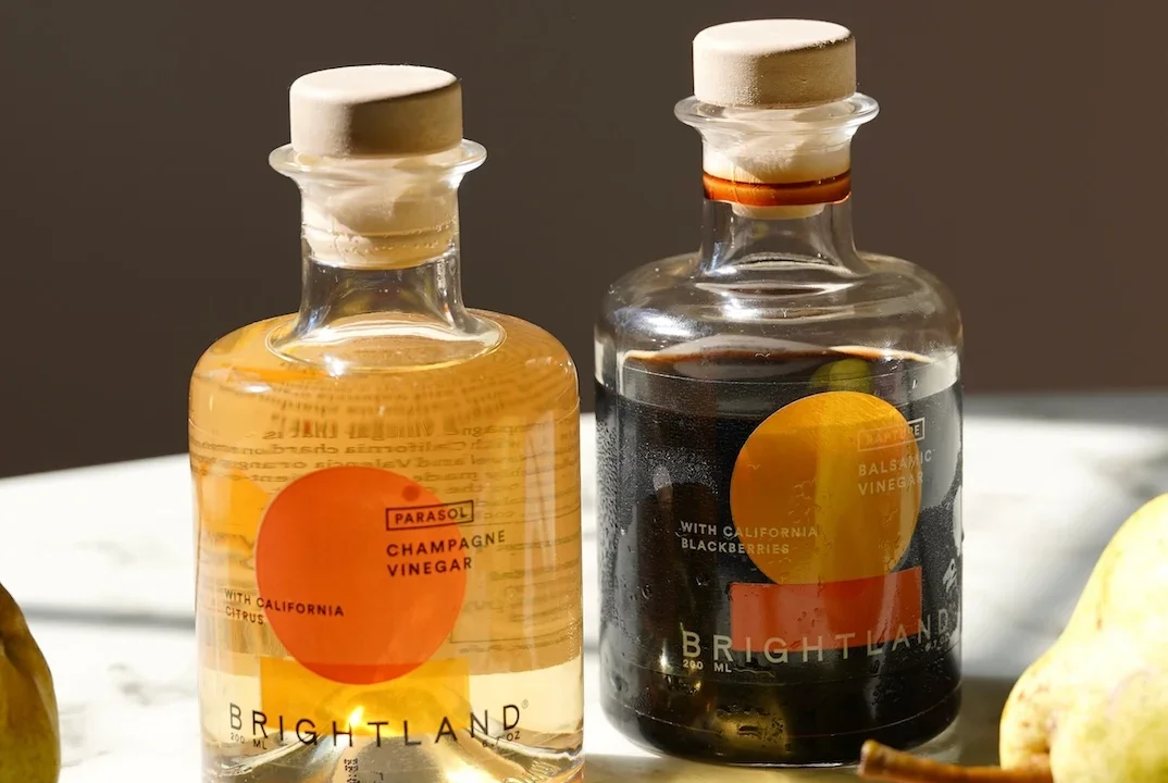 Balsamic Vinegar and Champagne Vinegar